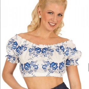 Floral Arabella Crop Top